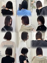 《*垢抜け*可愛いボブ》縮毛矯正と合わせる事でご自宅でも簡単に可愛いが作れる＊（広島/縮毛矯正）