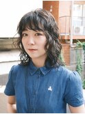 【macana指名】ボブニュアンスパーマレイヤーウェーブ