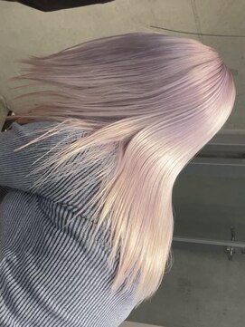 キャロルガーデンズ ボコカ 表参道(Carroll Gardens bococa) ホワイトピンク/ブリーチカラー/ケアブリーチ　azu