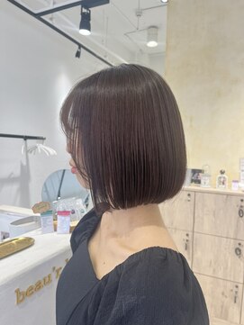 ビューバイネオリーブ 用賀店(Beau'r by neolive) くびれヘア縮毛矯正アプリコットオレンジ夏ハイライト《用賀》