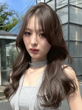 オニキス(ONYX) T127韓国ヘアーレイヤーカット透明感ブリーチなしダブルカラー