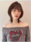 くびれヘア/顔周り/韓国/カラー/レイヤーカット/前髪/錦糸町ボブ