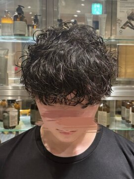 オーガニック リブ 川越(organic+live) 冬波巻きスパイラル◎20代30代メンズ韓国風マッシュパーマ