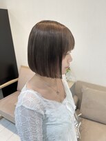 ニュート(Neut )&nbsp;透明感カラー/ブラウン/名古屋美容室/秋カラー/切りっぱなしボブ