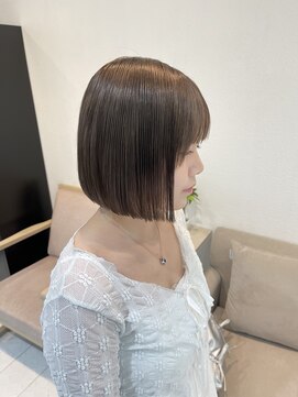 ニュート(Neut ) 透明感カラー/ブラウン/名古屋美容室/秋カラー/切りっぱなしボブ