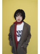 ウフアンビアンス(Oeuf.ambiance)&nbsp;ボブレイヤー×パーマ