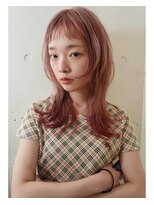 レコ 渋谷(LECO)&nbsp;顔まわりレイヤーグラデーションピンク