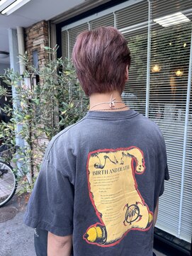 サロン(SALON) メンズ スモーキーピンクショート