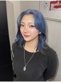 ブリーチハイライト髪質改善ダブルカラーレイヤーカット/新宿