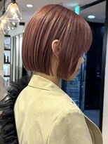 アビー(ABBEY)&nbsp;ピンクブラウンとボブの相性が抜群に可愛い！