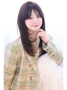 マルシェ(marche) 20代30代40代 イメチェン ロングレイヤー シースルーバング