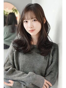 クム(kumu) 【kumu】 ミディアムレイヤー/顔周りカット/栄/名古屋