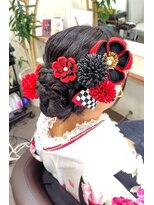 ビューティ堀出南松原本店 クルール&nbsp;編み込みシニヨン