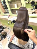 イオエ 西梅田(ioe)&nbsp;ブリーチなしカラー/髪質改善/ミルクティーベージュ/小顔ヘア