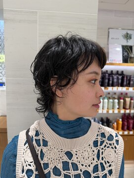 ピークアブー アヴェダ ギンザシックス(PEEK-A-BOO AVEDA GINZASIX) ショートウルフパーマ/ショートパーマ/ニュアンスパーマ
