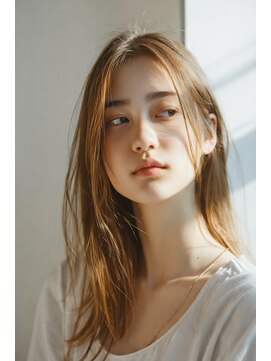 ヘアセラヴィ 雨ヶ谷(hair C'est La Vie) 透け感ストレート×ナチュラルロング
