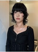 ウルフニュアンスパーマ