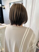 キャアリー(Caary)&nbsp;福山美容室Caaryアンブレラカラー髪質改善丸みショート