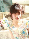 【scintiller】ラフなねじりサイドアップ☆