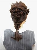 【ＲｅｃＲｅ　ｈａｉｒ】編み込みダウンスタイル☆