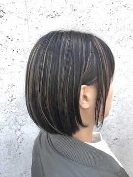 レーヴ(Reve) 極細ハイライト×ショートボブ【レーヴ】