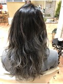 グレージュ☆波ウェーブ