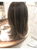 ☆バレイヤージュ☆アッシュベージュ