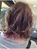 さりげなくオシャレなインナーカラー