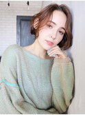 モカベージュ_耳かけウェーブパーマフォギーベージュ_47388