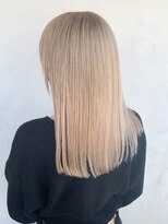 アイティー バイ アルバム 中野店(IT by ALBUM)&nbsp;ホワイトベージュストレート_ホワイトアッシュ_ba311912