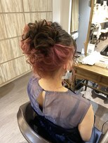 着付けヘアセット専門店 ウィズ(With) 可愛い団子アップスタイル