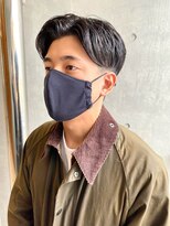 メンズオススメ　お洒落ビジネスアップバング　クラシックヘア