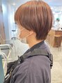 ヘアーブレイス(hair brace) すっきりショート＆オレンジベージュ