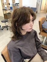 カノエ 福岡香椎店(canoe)&nbsp;韓国スタイル/パーマ/ミディアムレイヤー/髪質改善縮毛矯正