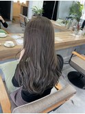 ブリーチなしカラー×アイスグレージュ[TiTi_栗林れい]
