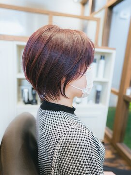 ヘアデザイン ステラ(hair design sTella) ☆毛先軽やかショートボブをベースに顔まわりマッシュ☆