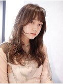 HARBORS鎌倉/波巻き/ふんわりカール/ラフ/フェミニンロング