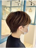 大人可愛い丸ショート
