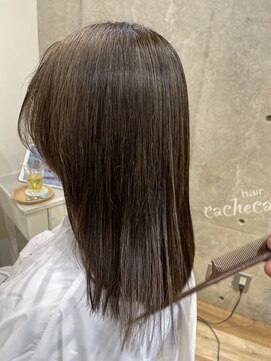 カシュカシュ(cache cache) 広がりを抑える　酸性ストレート