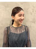 ヘアアレンジ/結婚式ヘア/ロングヘアアレンジ/タイトヘア