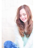 ラフな質感の今っぽヘア＿ロング＿アッシュベージュ［東陽町]