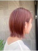 夏色ペールピンクのフェザーロブ