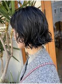 髪質改善20代30代40代大人可愛いボブパーマ