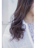 髪と生活 美容室 柔らかピンクベージュカラー