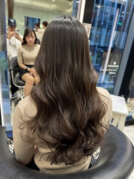 アピッシュ ギンザ(apish ginza) コテ巻きパーマ/髪質改善/ロングパーマ/ロング/パーマ/韓国ヘア