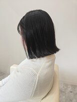 ガーネットプラス(Garnet+)&nbsp;外ハネボブ◎黒髪切りっぱなし