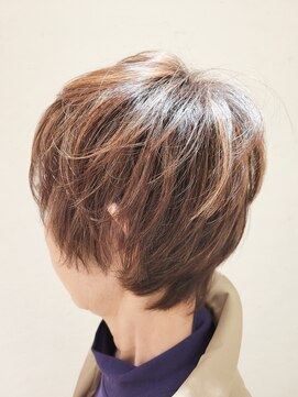 松本平太郎美容室 国立店 ショートレイヤー×イノアカラー×ハイライト