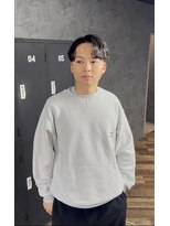 アグ ヘアー フォレスト 金沢駅西店(Agu hair forest) センターパート◎ニュアンスパーマ
