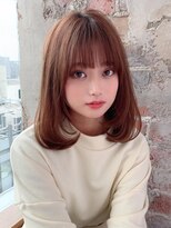 ラルユー 金山(LallYou)&nbsp;イメチェン美髪外ハネボブミディアムストレート寒色系カラー