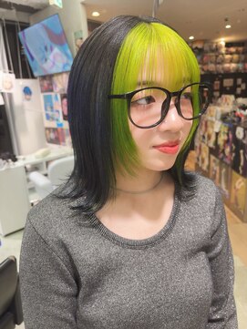 トーキョー オタクヘアー(TOKYO OTAKU HAIR) ウルフカット ケアブリーチ カラーバター 推しカラー